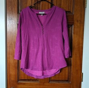 Dana Buchman pink blouse
